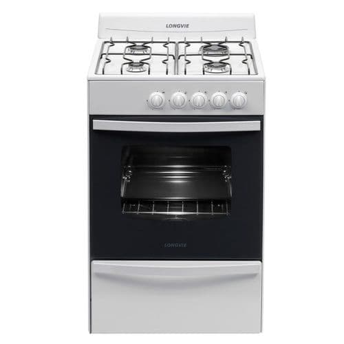Cocina a Gas 56cm 4H Longvie 13231B/BF Blanco