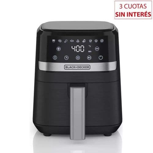 Freidora sin Aceite 4.4Lts Black + Decker Purifry AFBD42-1BDAR Negro