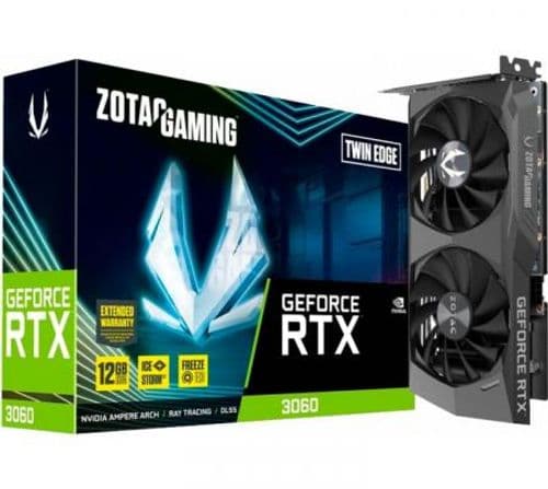 Placa de Video Zotac GeForce RTX 3060 12GB GDDR6 Twin Edge