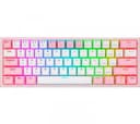 Teclado Mecanico Redragon Fizz Pro K616 Wireless RGB 60% White/Pink thumbnail