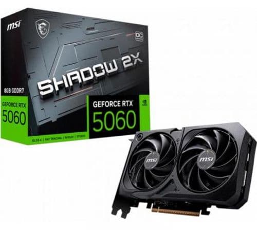 Placa de Video MSI GeForce RTX 5060 8GB SHADOW X2 OC
