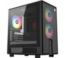 Gabinete XYZ ATOM Black 3x120mm ARGB Fans Mesh Black USB-C Gen2 Vidrio Templado thumbnail