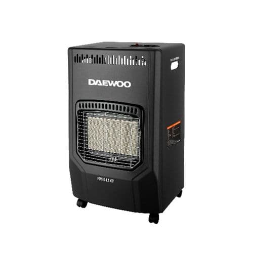 Estufa Garrafera Rodante Daewoo DANY-701 Negro