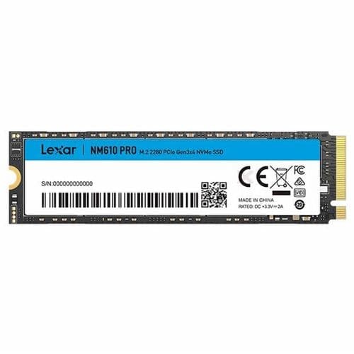 Hd Ssd 500gb Lexar Nm610pro M.2 Nvme Gen3 3300mb/s 2280
