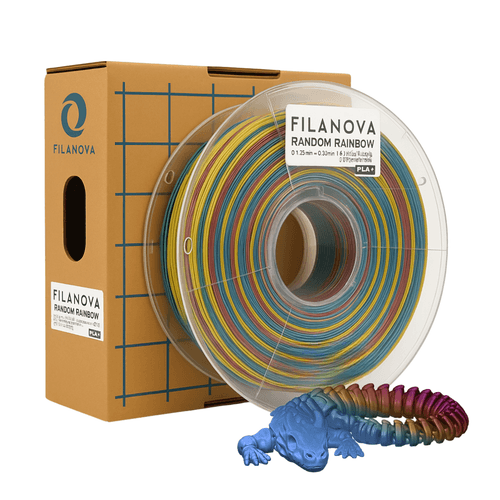 Filamento Random Rainbow PLA High Speed Filanova x 1Kg