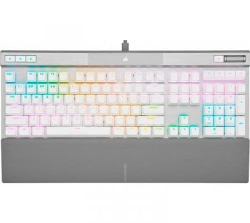 Teclado OptoMecanico Corsair K70 PRO Switches OPX RGB ICUE White USB-C