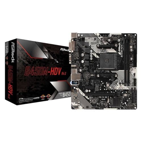 Motherboard Asrock (am4) B450m-hdv R4.0