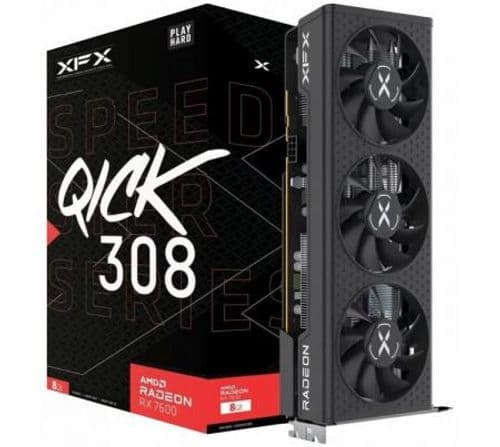 Placa de Video XFX Radeon RX 7600 8GB GDDR6 SPEEDSTER QICK 308