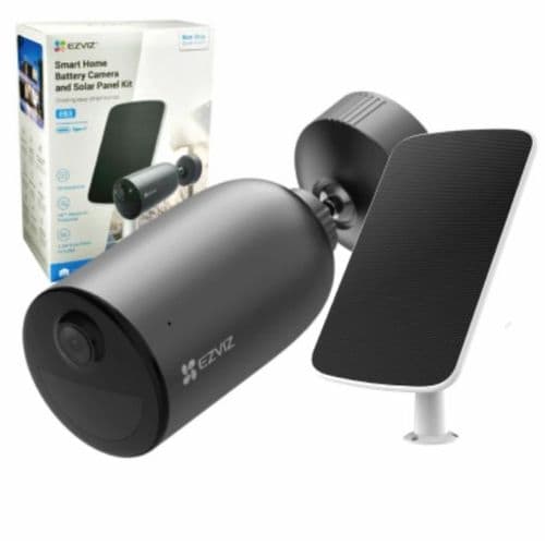 Camara Ip Ezviz Eb3 2k Exterior Wifi + Panel Solar