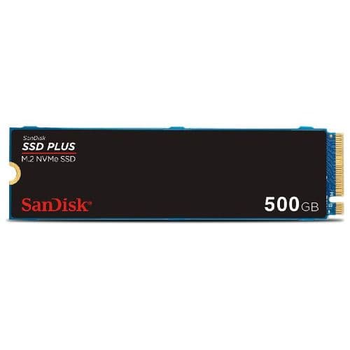 Hd Ssd 500gb Sandisk Plus M.2 Nvme Gen3 2400mb/s 2280