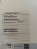 Apple Macbook Pro 13 i5 8gb 512gb Touchbar A1706 Español (Usado,Open Box) thumbnail