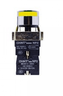 Np2-bw3561 24v Led Amarillo Pulsador Luminoso De Cuerpo Metalico De 22 Mm Amarillo Con Led 24v Y Contacto Na thumbnail