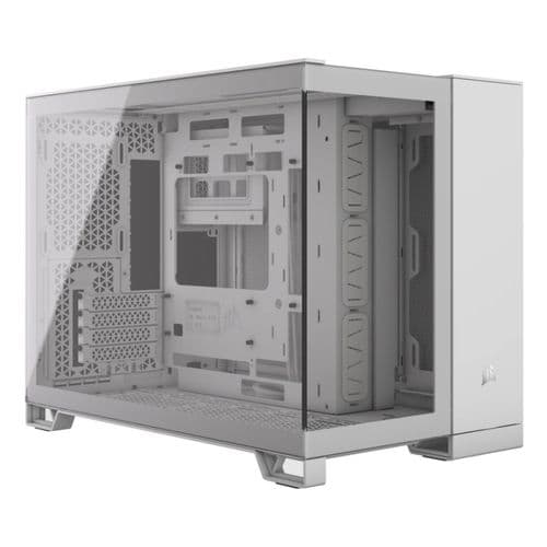 Gabinete Corsair 2500x Dual Chamber Vidrio Mini-itx Blanco