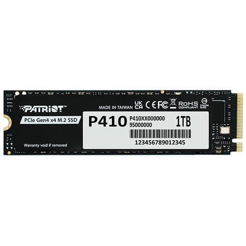 Hd Ssd 1tb Patriot P410 M.2 Nvme Gen4 5000mb/s 2280