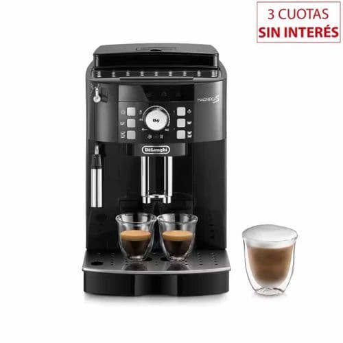 Cafetera Express C/Molinillo DeLonghi Magnifica Start ECAM21.117.B 15Bar Negro