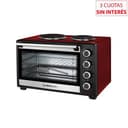 Horno Eléctrico 50Lt Ultracomb UC-50AC Doble Anafe Rojo thumbnail