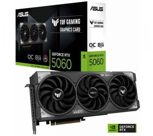 Placa de Video ASUS TUF GeForce RTX 5060 8GB GDDR7 Gaming OC