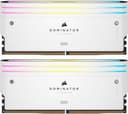 Memoria Corsair DDR5 32GB (2x16GB) 6000MHz Dominator Titanium White RGB CL30 Intel XMP3.0 ICUE thumbnail