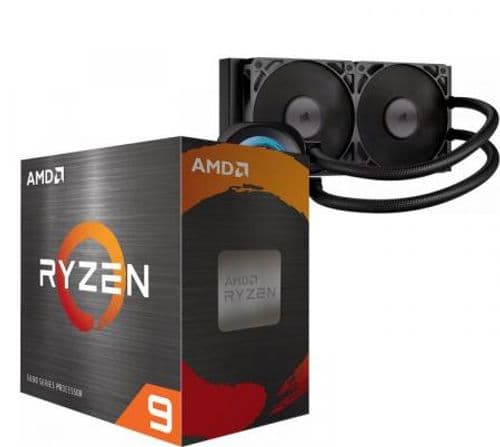 Procesador AMD Ryzen 9 5900XT 4.8GHz Turbo AM4 + Corsair NAUTILUS 240 RS LCD Water Cooler