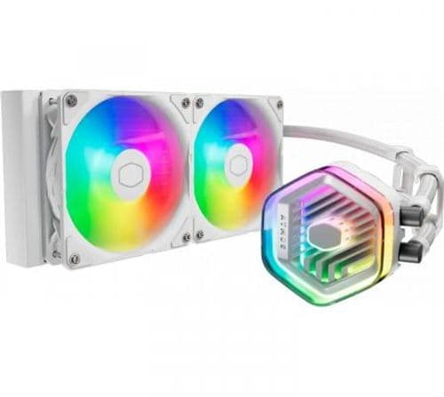 Cooler CPU Cooler Master MasterLiquid 240 ATMOS White Water Cooling ARGB