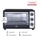 Horno Eléctrico 25Lts BGH BHE25M23N Doble Grill Negro thumbnail