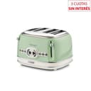 Tostadora Eléctrica Vintage Ariete PA-TO156VE-I 4 Panes Verde thumbnail