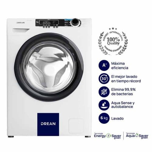 Lavarropas Automático Drean LFDR0606LB0 6Kg 600Rpm Blanco