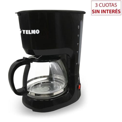 Cafetera de Filtro 12 pocillos Yelmo CA-7108 Negro