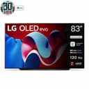 Smart TV 83" LG 4K OLED Evo AI C4 OLED83C4PSA Negro thumbnail