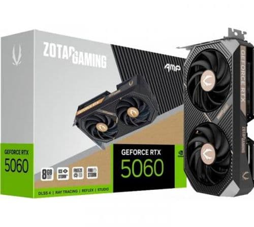 Placa de video Zotac GeForce RTX 5060 8GB GDDR7 AMP