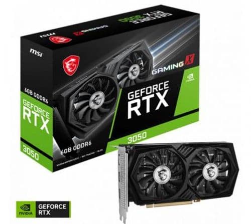 Placa de Video MSI GeForce RTX 3050 6GB GDDR6 GAMING X