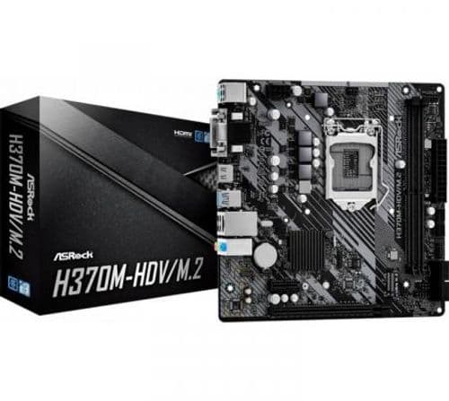 Mother Asrock Chipset H370 CML-HDV/M.2 TPM R2.0 DDR4 M-ATX S1200