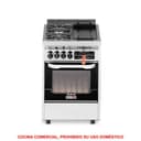 Cocina a Gas 55CM 2H + Plancha Usman Carli 9910 Industrial Inox thumbnail