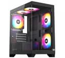 Gabinete XYZ Titanium Lite Black 6x120mm ARGB Fans Vidrio Templado thumbnail