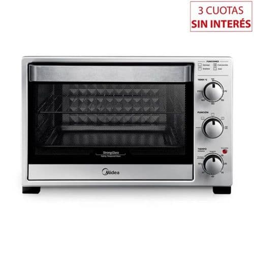 Horno Eléctrico 32Lts Midea TO-M332SAR1 Grill + Convección Silver
