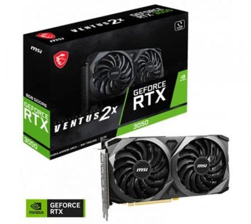 Placa de Video MSI GeForce RTX 3050 8GB GDDR6 VENTUS 2X XS OC