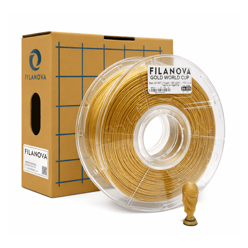 Filanova Filamento PLA Perlado Gold World Cup – Edicion Limitada x1 Kg.