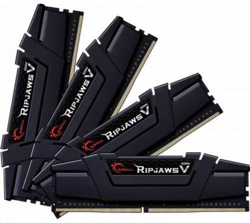 Memoria G.Skill DDR4 64GB (4x16GB) 3200MHz RIPJAWS V Black CL16 XMP 2.0 Quad Channel