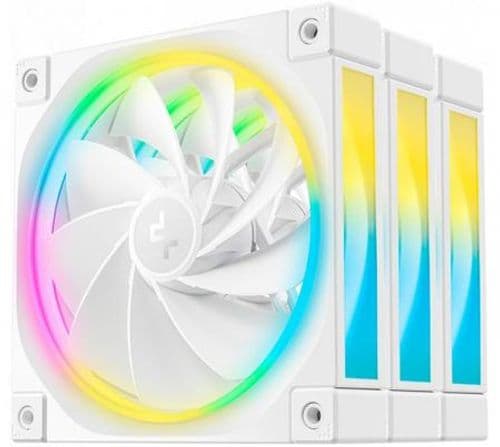 Cooler Fan DeepCool FL12R White 120mm ARGB KIT x3