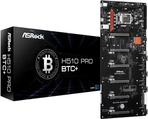 Motherboard Asrock (lga1200) H510 Pro Btc+ Mineria Pci-ex6