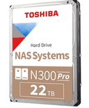 Disco Hdd 22tb Nas Toshiba N300 Pro Cmr 24/7 7200rpm thumbnail