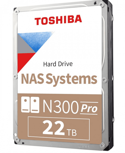 Disco Hdd 22tb Nas Toshiba N300 Pro Cmr 24/7 7200rpm