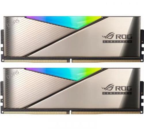 Memoria ADATA DDR5 32GB (2x16GB) 6600MHz XPG Lancer RGB ROG Certified CL32 Intel XMP 3.0 / AMD EXPO