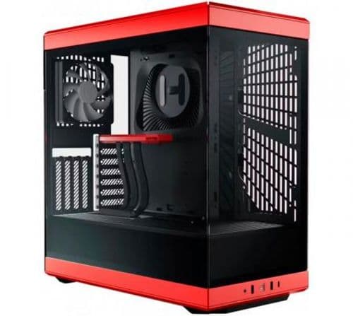 Gabinete HYTE Y40 Black Cherry Vidrio Templado 2x120mm Fans Vertical GPU Mount Inc. Cable Riser PCIe 4x16 USB-C 3.2 Marca: