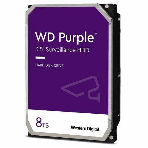 Hd Hdd 8tb Wd Purple Sata Iii 3.5" Videovigilancia Nvr Dvr