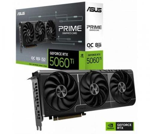 Placa de Video ASUS PRIME GeForce RTX 5060 Ti 8GB GDDR7 OC