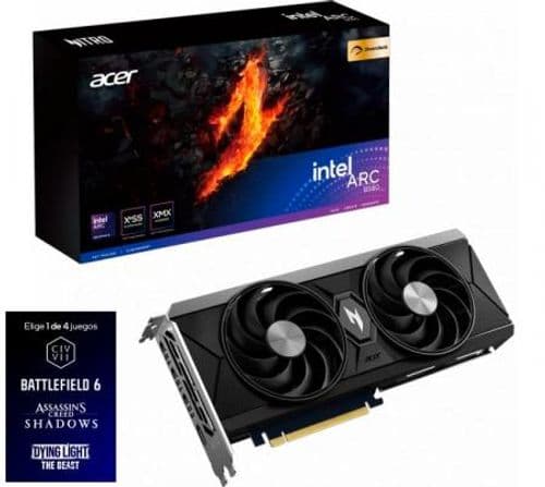 Placa de Video Acer Nitro Intel ARC B580 12GB GDDR6 OC