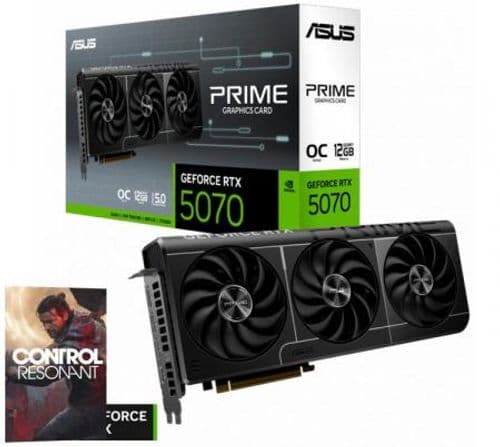 Placa de Video ASUS PRIME GeForce RTX 5070 12GB GDDR7 OC