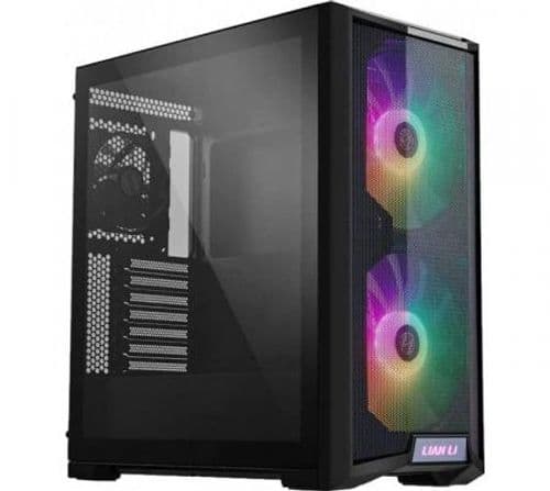 Gabinete Lian Li Lancool 215X Black 2x200mm ARGB 800 RPM fans + 1x120mm 1000RPM  BULK - OUTLET
