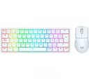 Combo Redragon S143 Teclado Mecanico K617 Fizz 60% + Mouse Redragon M724 White thumbnail